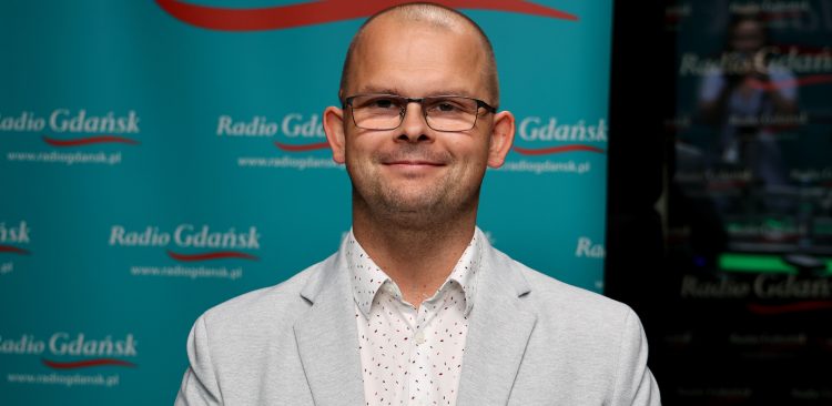 Jarosław Litwin w studiu Radia Gdańsk
