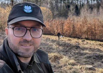 Karol Skonieczny, rzecznik Nadleśnictwa Starogard Gdański (fot. archiwa prywatne)