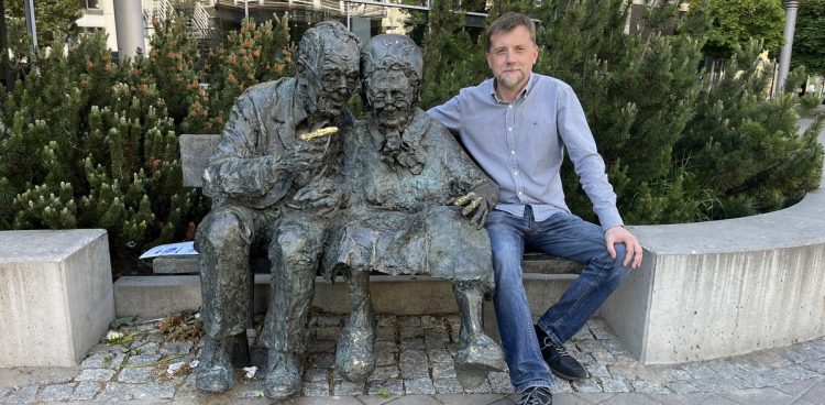 Marcinem Scheibe (fot. Radio Gdańsk)