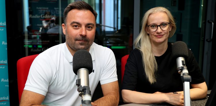 Mikołaj Lipiński, Joanna Ryngwelska (fot. Radio Gdańsk/Martyna Krawcewicz)