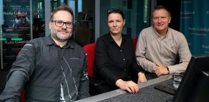 Paweł Ryta, Karolina Misztal, Bartosz Tobieński (fot. Radio Gdańsk/Martyna Krawcewicz)
