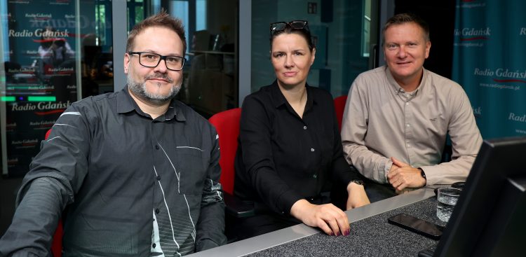 Paweł Ryta, Karolina Misztal, Bartosz Tobieński (fot. Radio Gdańsk/Martyna Krawcewicz)