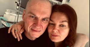 Andrzej Poczobut z żoną Oksaną