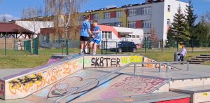 Nowe boisko będzie sąsiadowało ze skateparkiem (Fot. Radio Gdańsk/Maria Sowisło)