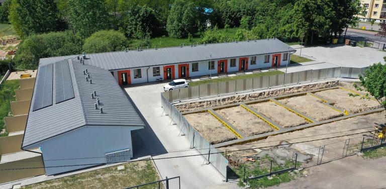 Budowa trzeciego budynku socjalnego w Człuchowie (fot. UM w Człuchowie)