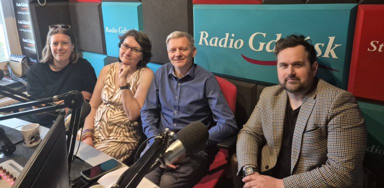 Na zdjęciu od lewej: Aleksandra Karnicka, Beata Kątnik, Adam Treder, Paweł Szewczyk (Fot. Radio Gdańsk/Przemysław Woś)