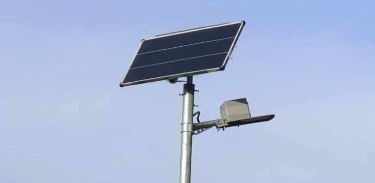 Chojnice - lampa solarna zapewnia oświetlenie w miejscu, gdzie nie ma linii energetycznej