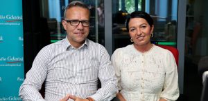 Tomasz Limon i Beata Koniarska (fot. Radio Gdańsk/Martyna Krawcewicz)