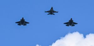 Samoloty F-35 przeleciały między innymi nad Westerplatte