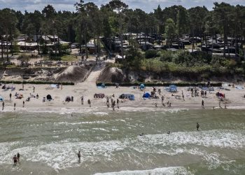 Plaża w Lubiatowie (fot. Paweł Marcinko / KFP)