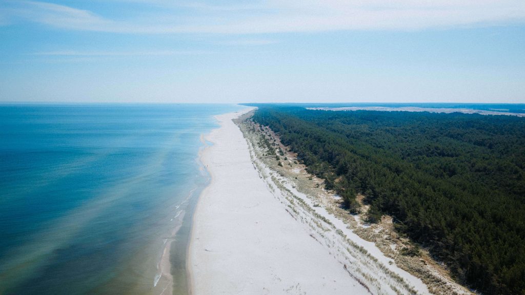 Plaża w gminie Choczewo