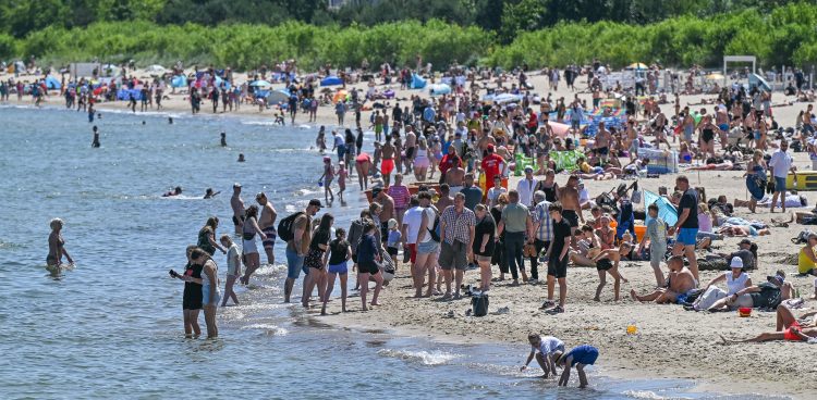 Plażowanie w Sopocie