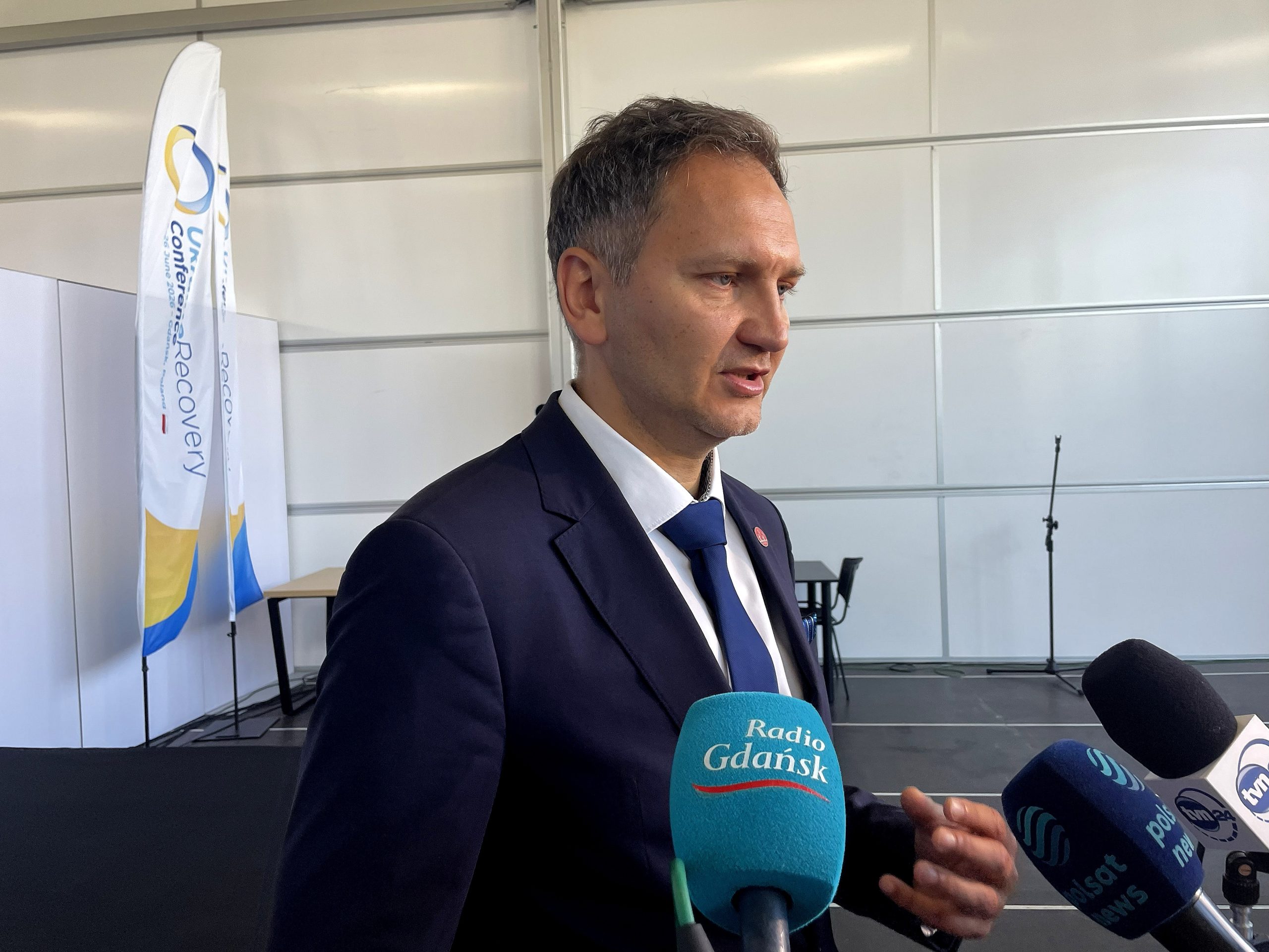 Rafał Rosiński na Konferencji na rzecz Odbudowy Ukrainy