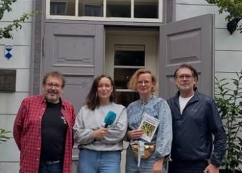 Przedstawiciele Towarzystwa Przyjaciół Sopotu przybliżyli szczegóły swojej działalności w rozmowie z Magdą Manasterską (Fot. Towarzystwo Przyjaciół Sopotu)