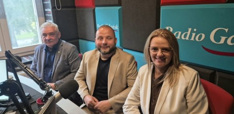 Jerzy Bańka, Kamil Patynowski, Agnieszka Derba (Fot. Radio Gdańsk/Przemysław Woś)