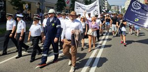 Dzień Stoczniowca i Dzień Marynarki Wojennej w Gdyni. Na zdjęciu między innymi Tadeusz Szemiot i Marcin Ryngwelski
