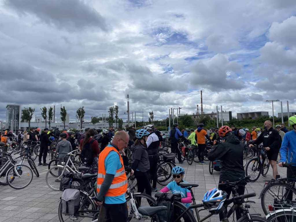 Uczestnicy Wielkiego Przejazdu Rowerowego