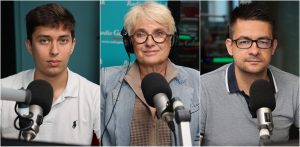 Oliwier Starczewski, Dorota Sobieniecka, Mateusz Błażewicz (fot. Radio Gdańsk/Martyna Krawcewicz)