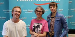Michał Bronk, Iwona Borawska i Dorota Androsz w Radiu Gdańsk