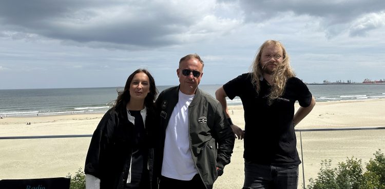 Ekipa Radia Gdańsk na Westerplatte