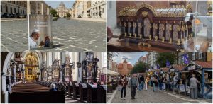 (fot. Radio Gdańsk/Anna Rębas, Vatican News, KFP/Anna Rezulak, Wikimedia Commons)