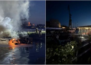 Warte setki tysięcy złotych motorówki spłonęły