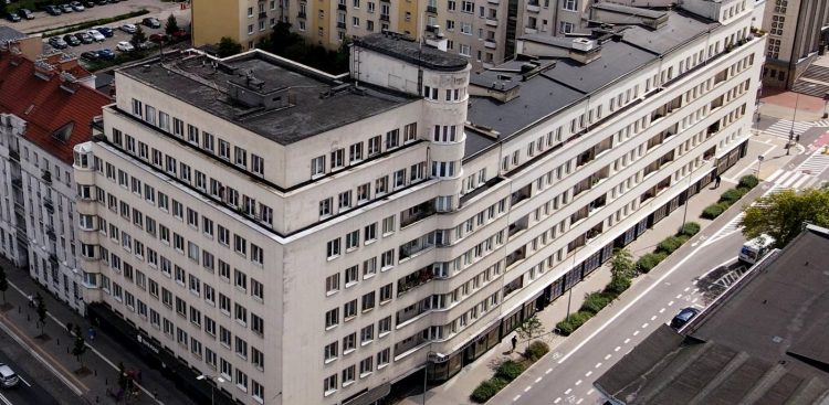 Bankowiec w Gdyni - widok z lotu ptaka