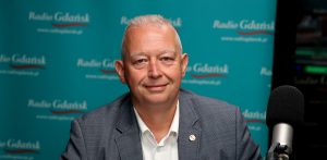 Andrzej Bojanowski w studiu Radia Gdańsk