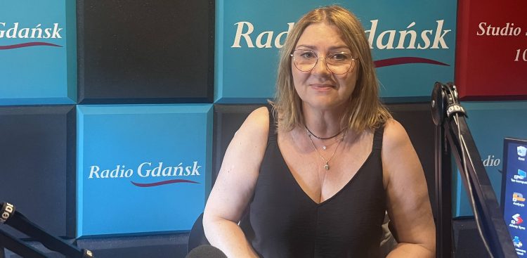 Beata Macedońska w Studiu Słupsk Radia Gdańsk