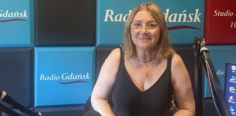 Beata Macedońska w Studiu Słupsk Radia Gdańsk