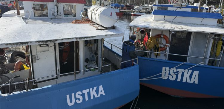 Na zdjęciu kutry rybackie z Ustki