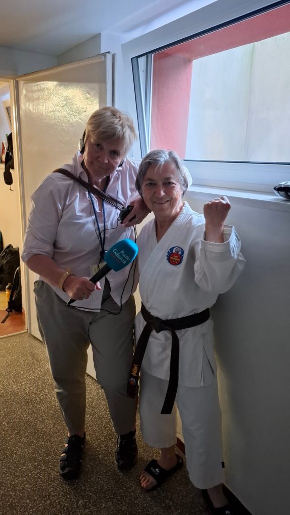 Danuta Kobylarz ma czarny pas karate