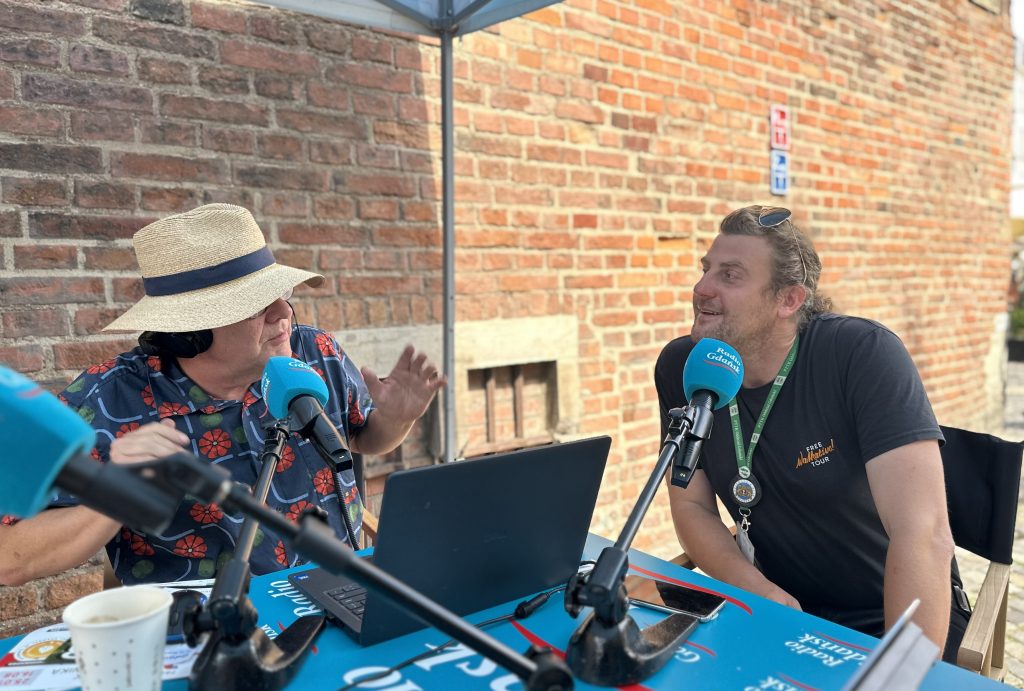 Filip Popek w Radiu Gdańsk w terenie