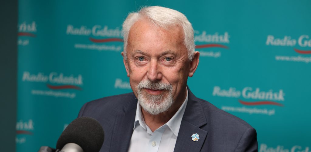 Krzysztof Hildebrandt w studiu Radia Gdańsk