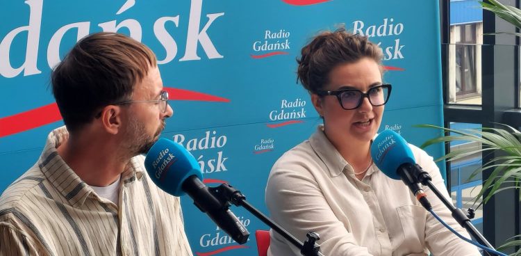 L. Radacka-Majek i P. Kowalewski z Muzeum Emigracji w Gdyni