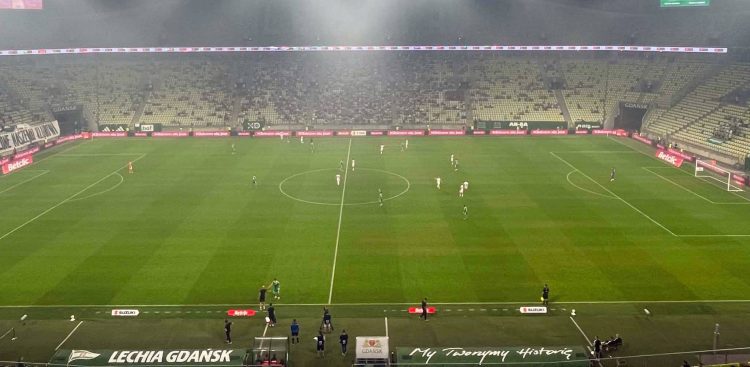 Lechia Gdańsk kontra Warta Poznań (fot. Radio Gdańsk/Karol Pius)