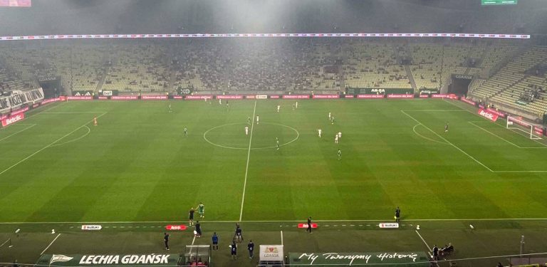 Lechia Gdańsk kontra Warta Poznań (fot. Radio Gdańsk/Karol Pius)