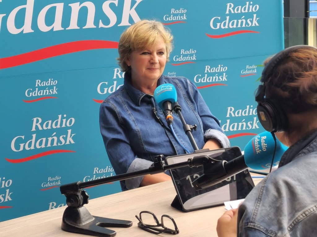 Małgorzata Sokołowska w Muzeum Emigracji w Gdyni