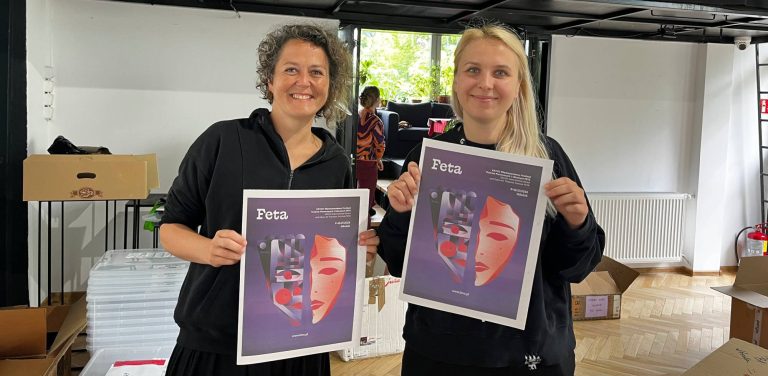 Monika Kozłowska - kuratorka festiwalu FETA 2026 i Sara Warzyńska - producentka kreatywna wydarzenia (fot. Radio Gdańsk/Agata Olszewska)