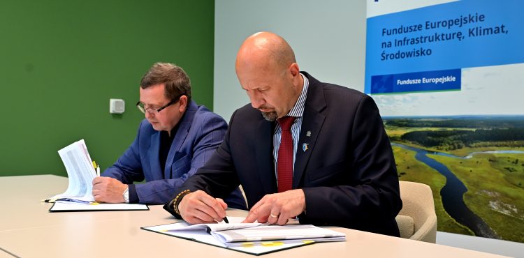 Podpisanie umowy na dofinansowanie z Narodowym Funduszem Ochrony Środowiska i Gospodarki Wodnej
