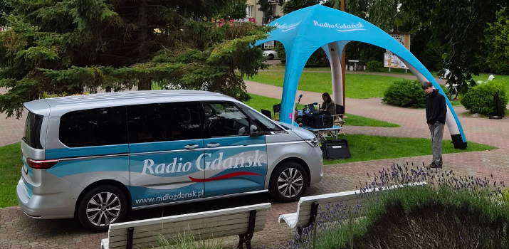 Samochód Radio Gdańsk namiot