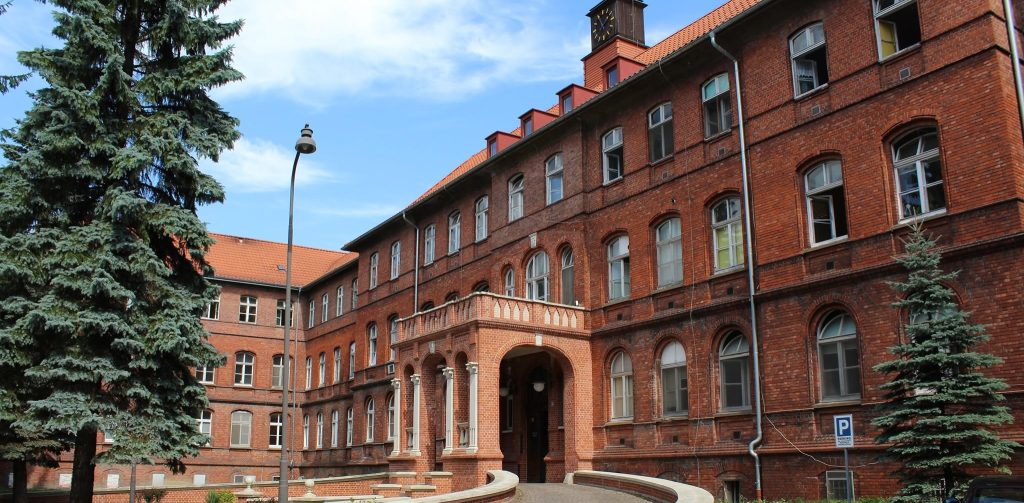 Szpital Miejski w Elblągu, lokalizacja przy ul. Żeromskiego 22