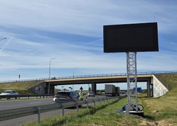 Nowa tablica LED na AmberOne A1.