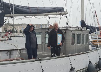 Jacht "Tradewinds" w Gdyni (fot. Radio Gdańsk/Anna Rębas)