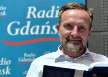 Dr Arkadiusz Kazański w Radiu Gdańsk (fot. Andrzej Urbański)