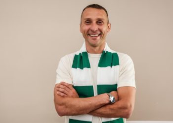 Władysław Łupaszko po podpisaniu kontraktu z Lechią Gdańsk (Fot. Lechia Gdańsk/Grzegorz Radtke)