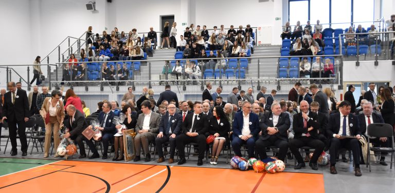 Otwarcie hali sportowej w Brusach