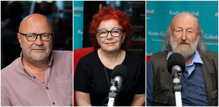 Tomasz Gawiński, Ryszarda Wojciechowska, Tadeusz Woźniak (fot. Radio Gdańsk/Karolina Worosz)