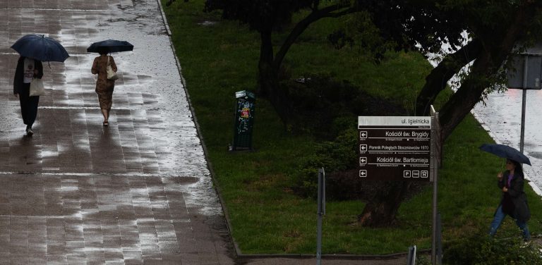 Ulewa uderzyła w północną część Pomorza