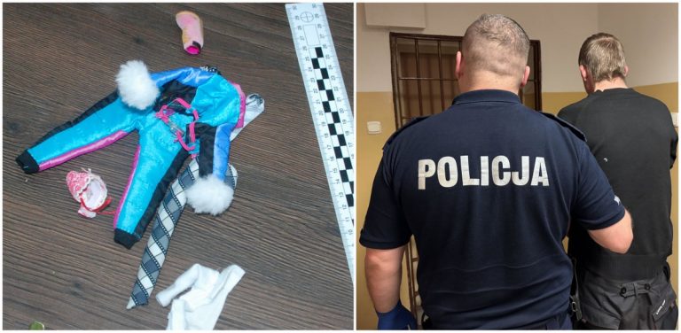 Policja zatrzymała włamywacza, który kradł bieliznę i ubranka dla lalek